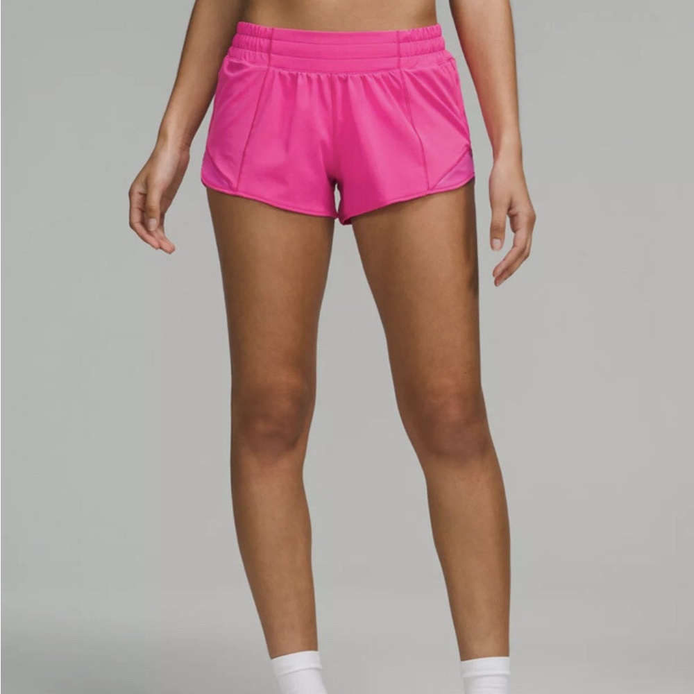 Lululemon Athletica Pink Athletic Shorts Lightweight Breathable